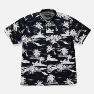 10 Deep Island Life Button Down Shirt – Black