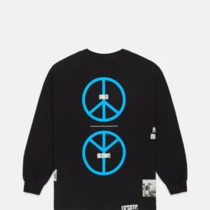 10 Deep Peace Peace LS Tee – Black