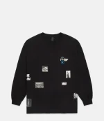 10 Deep Peace Peace LS Tee – Black